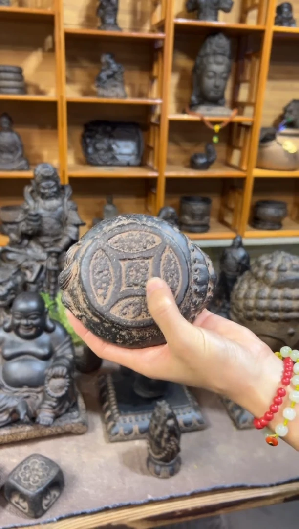 陶土【火山泥】金蟾小底座