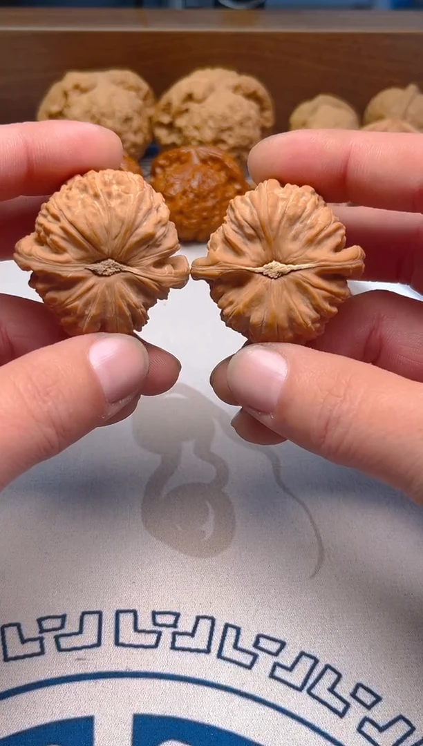 【闪购商品】文玩核桃把件白狮子42