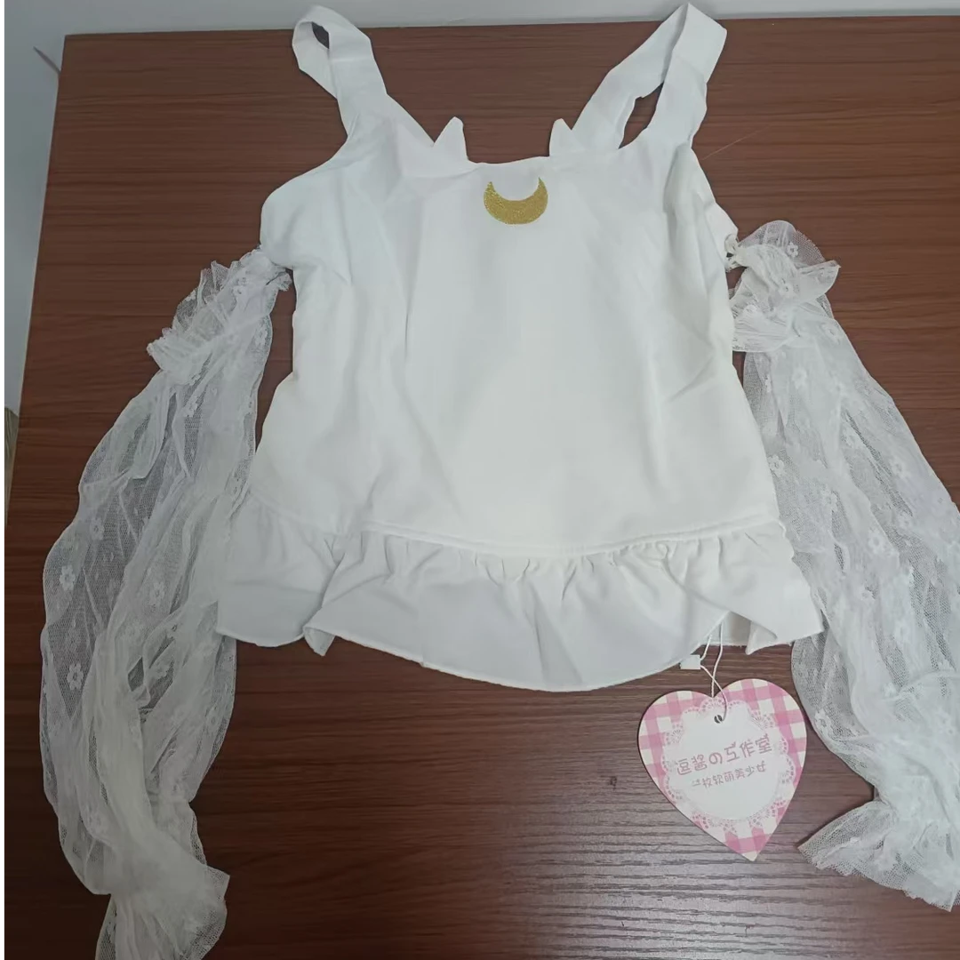 3033白色女装可拆卸袖子（穿着体重以主播直播间讲解为准）