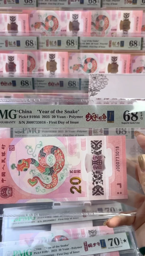 【闪购商品】塑料蛇副司令首日标 PMG68分尾018