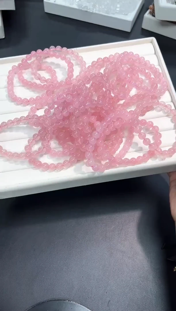 【闪购商品】水晶手串未镶嵌7M多样性发其一/1条8mm默认微瑕