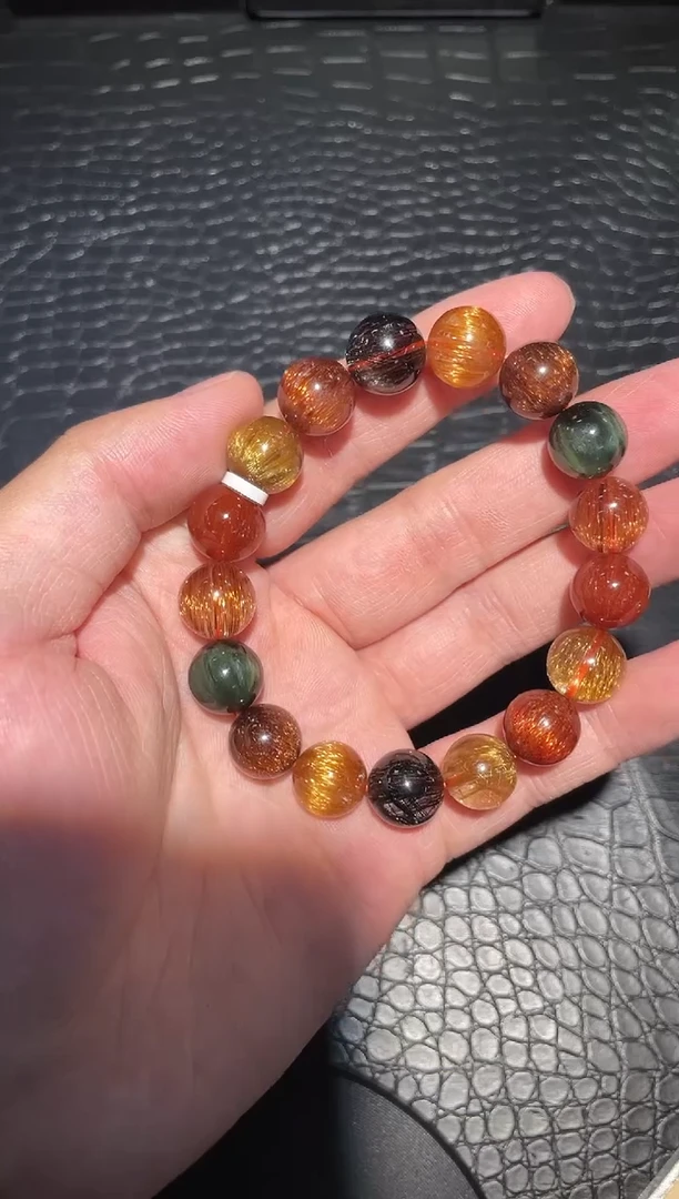 手链未镶嵌水晶单圈发晶多宝A12