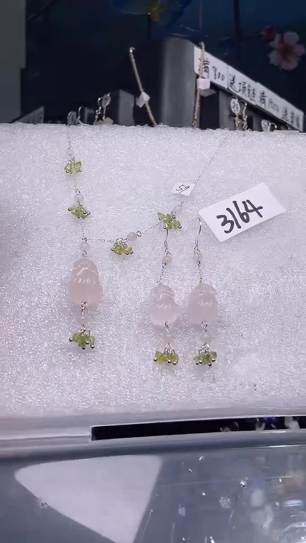 银S925镶嵌耳饰紫晶喜欢拍