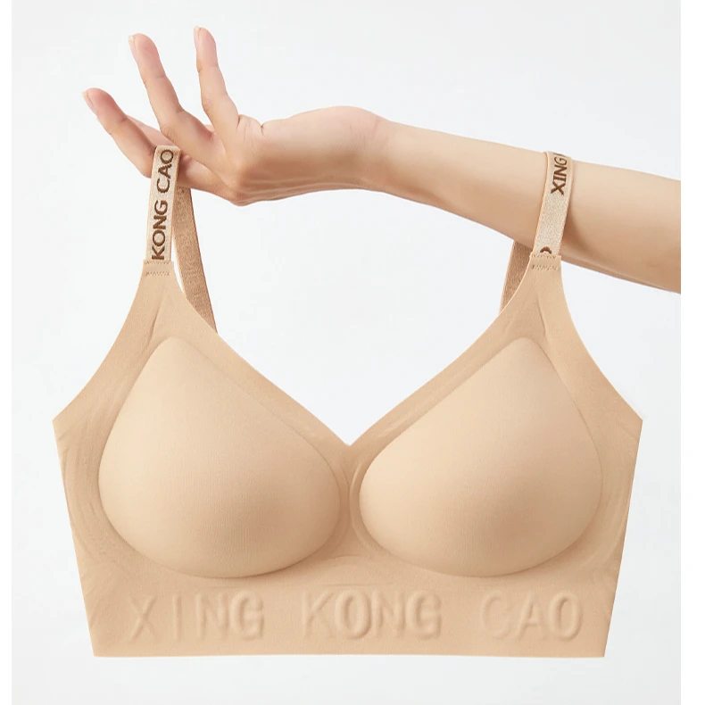 【主播推荐】女士薄款粉底液果冻软支撑无痕内衣D35