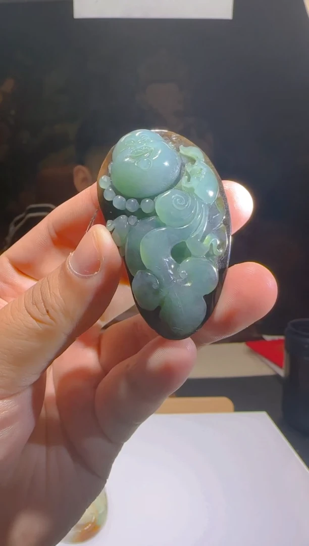 定制翡翠未镶嵌L-@@QJBD601021