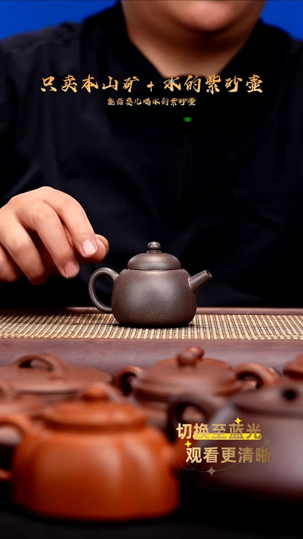 茶壶紫砂原矿天青 坦然
