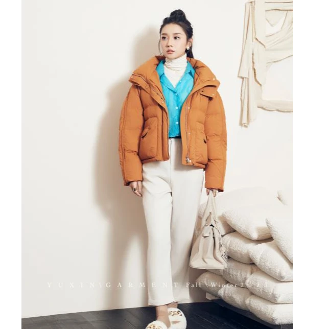 【假一赔三】Yu Xin/鈺欣羽绒服冬季新款宽松百搭短款YXFD01670/AP