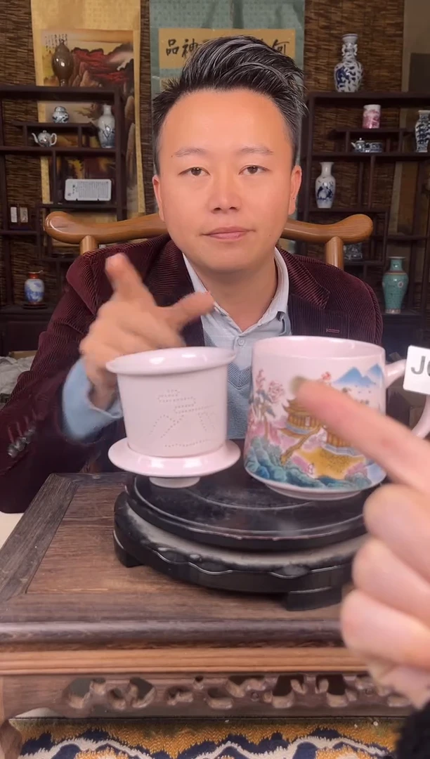 摆件瓷景德镇陶瓷摆件J098