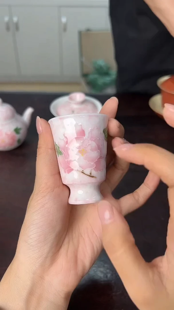 龙泉云间青瓷小米茶器