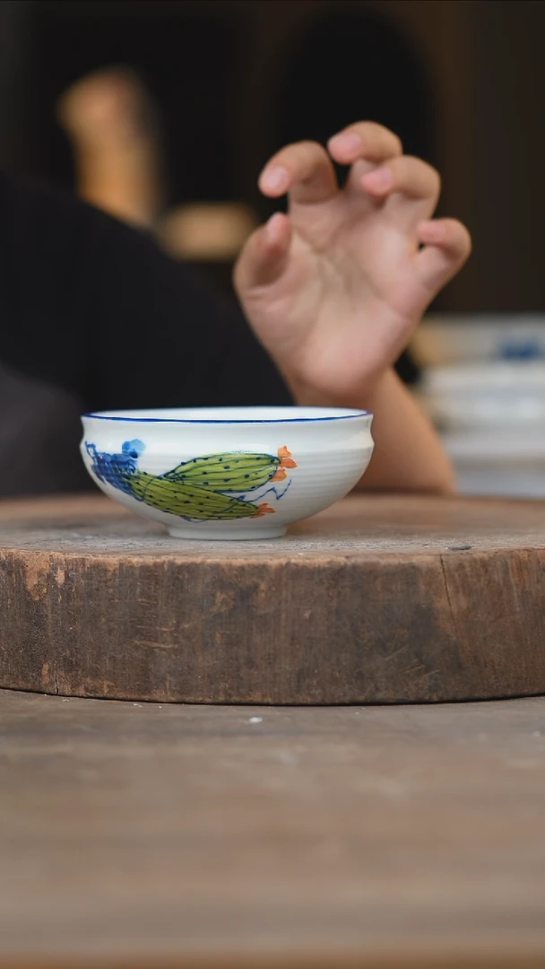 瓷片景德镇高温釉下彩（食品级）