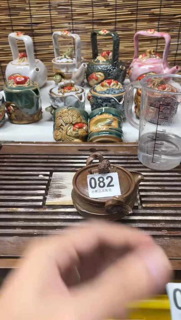 【闪购商品】杯082精美粗陶手工柴烧