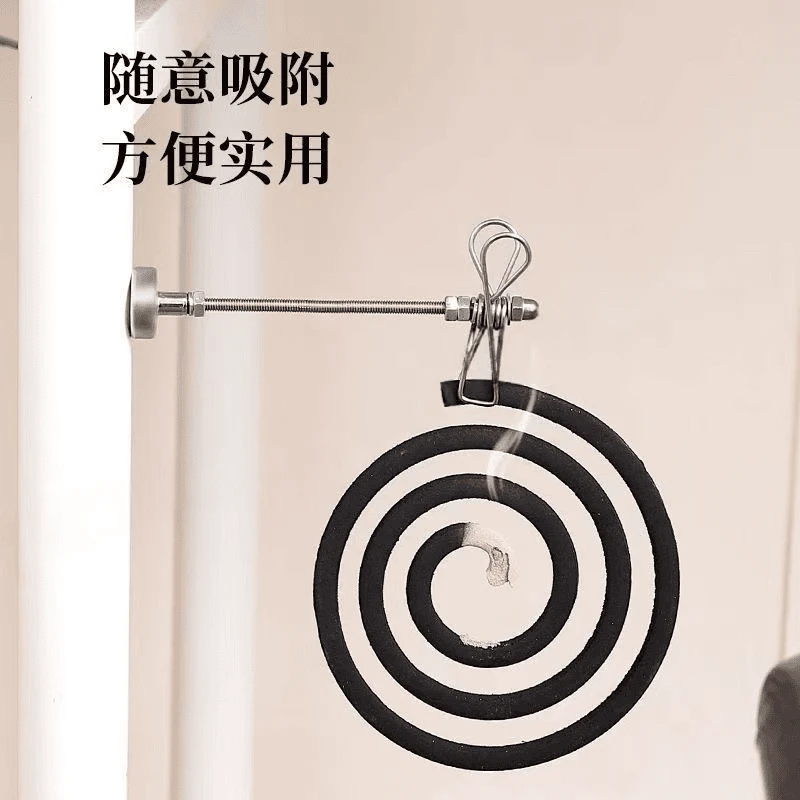 【品质好货】新款磁吸蚊香支架断香檀香线香家用室内户外熏香蚊香夹