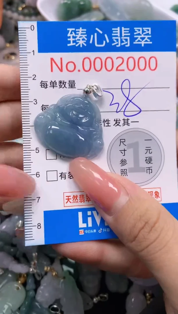 翡翠未镶嵌颈饰2000
