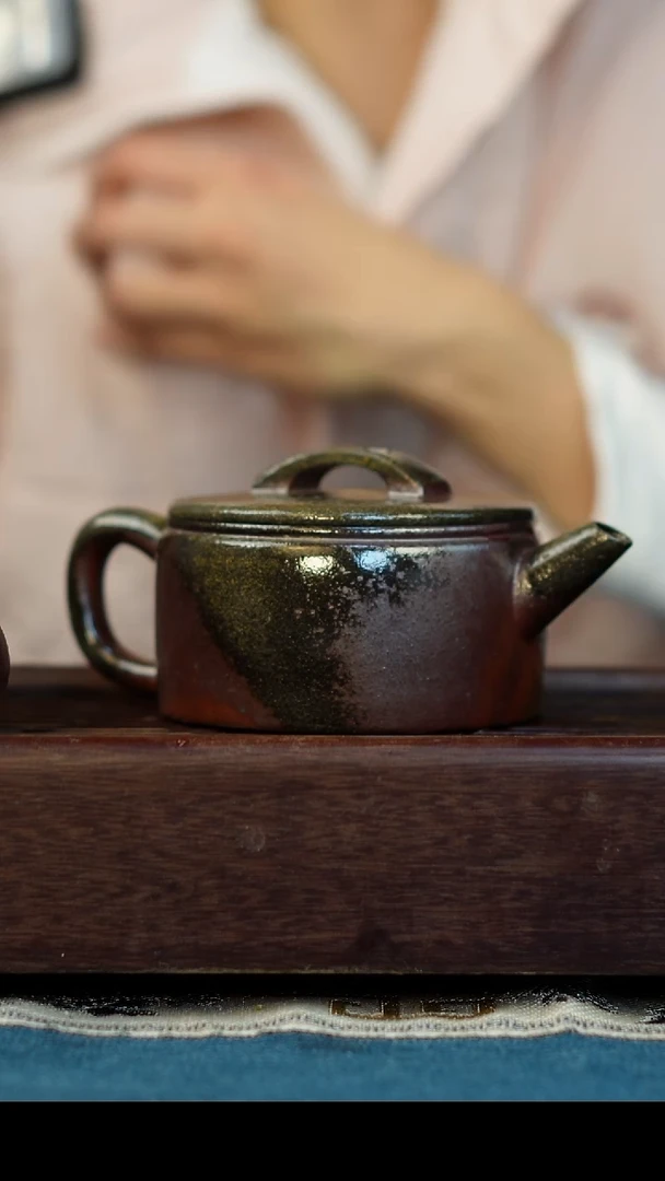 茶壶紫砂柴烧紫砂汉瓦200cc