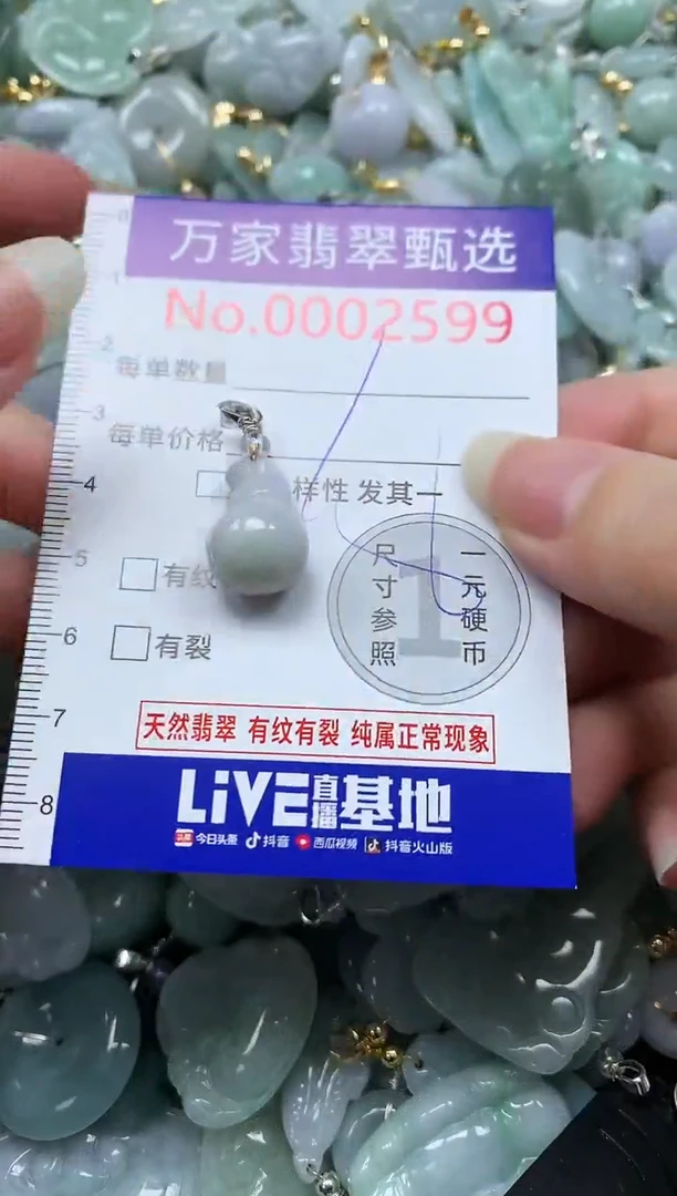 吊坠(不含链)未镶嵌翡翠2599