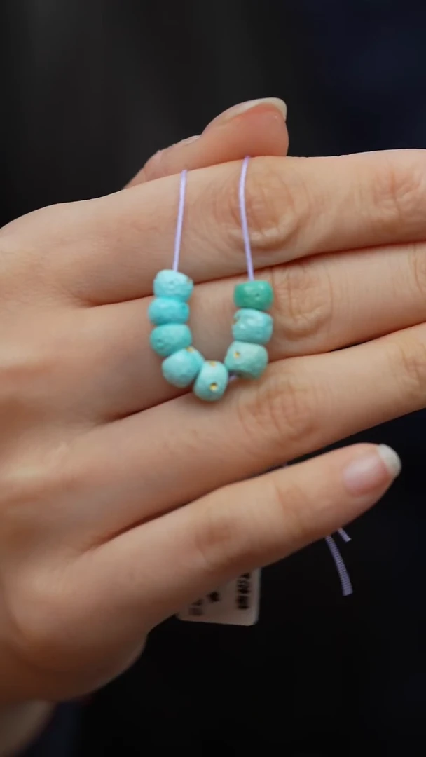 未镶嵌绿松石F113（多样性发一件）单珠