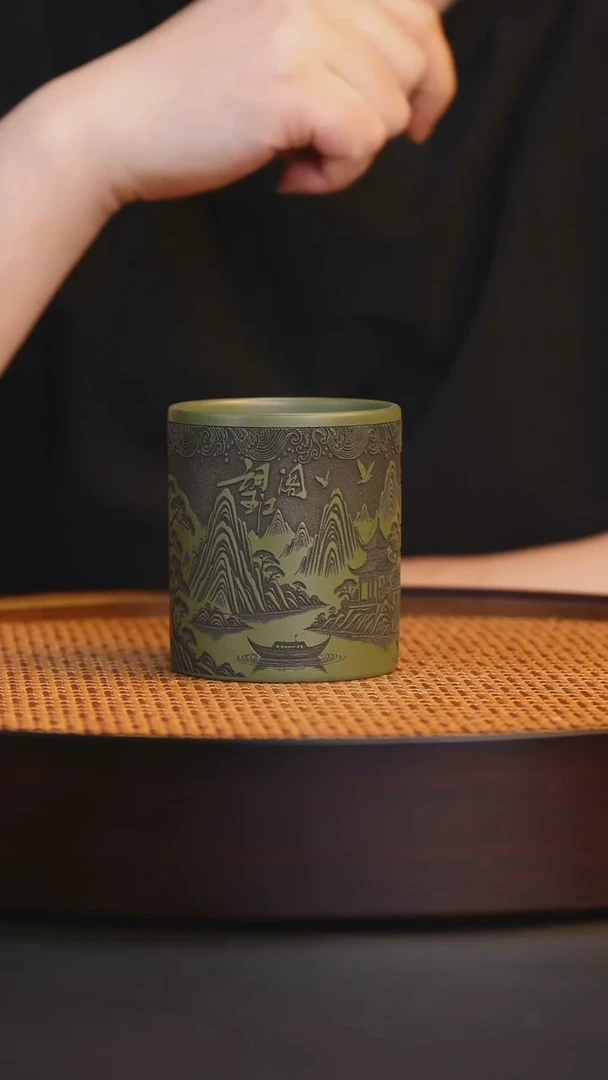 宜兴全手工紫砂杯