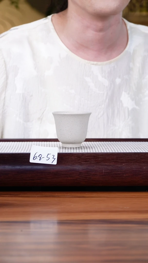 紫砂茶具6.8-53 白泥 主人杯