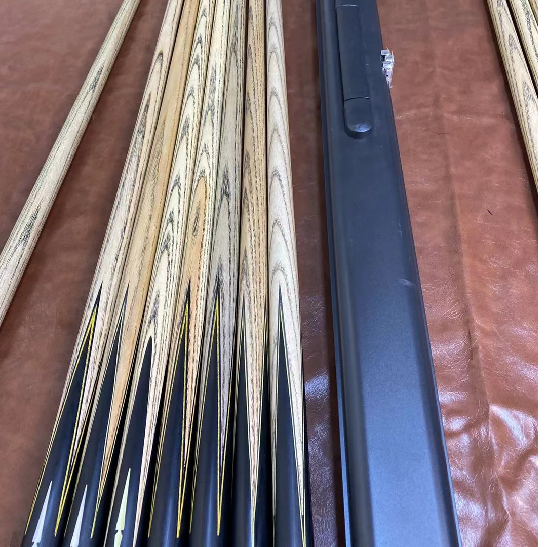 手工台球杆镶嵌小头杆中八斯诺克通体杆