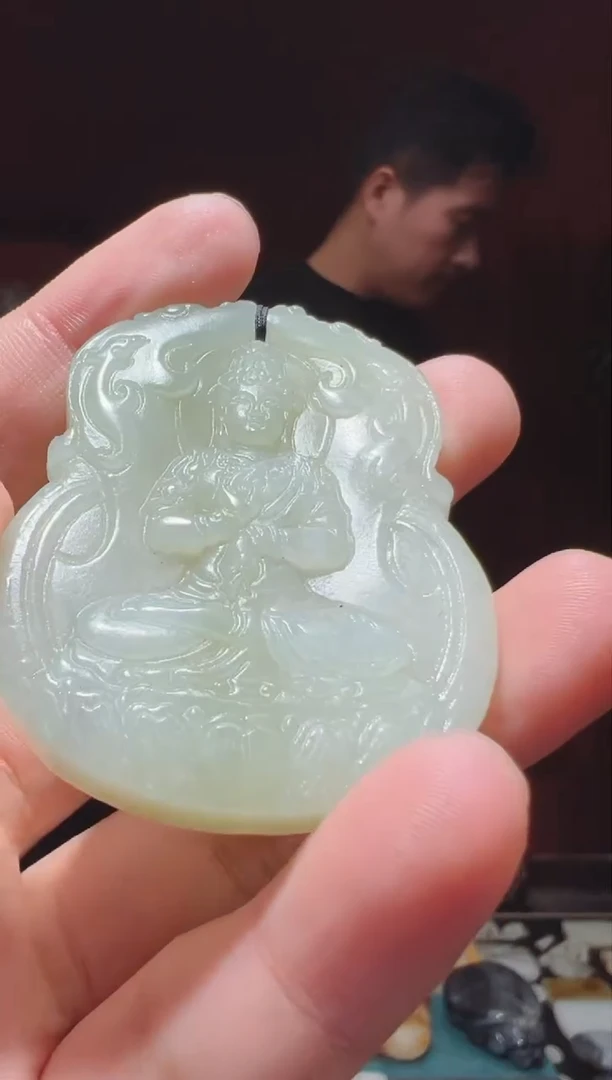 【闪购商品】和田玉吊坠(不含链)未镶嵌1