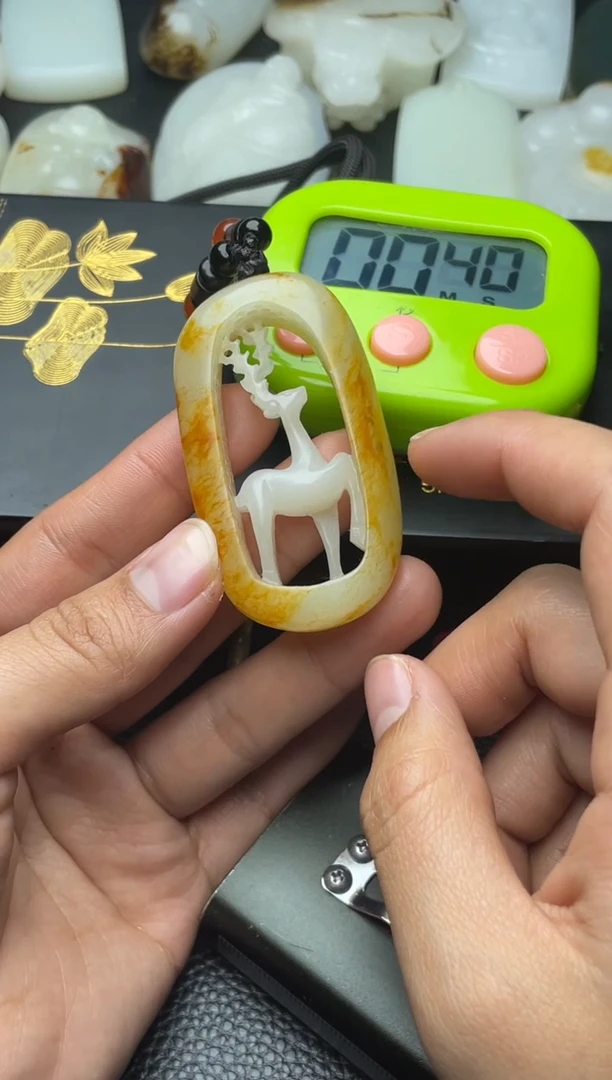 未镶嵌和田玉挂件灿**生1