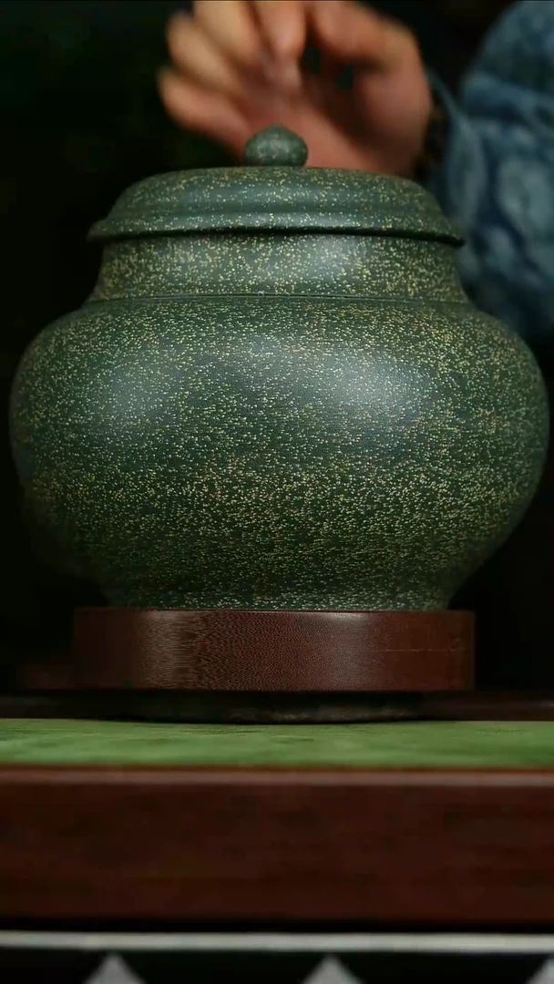 紫砂茶叶罐w5绿泥茶叶罐