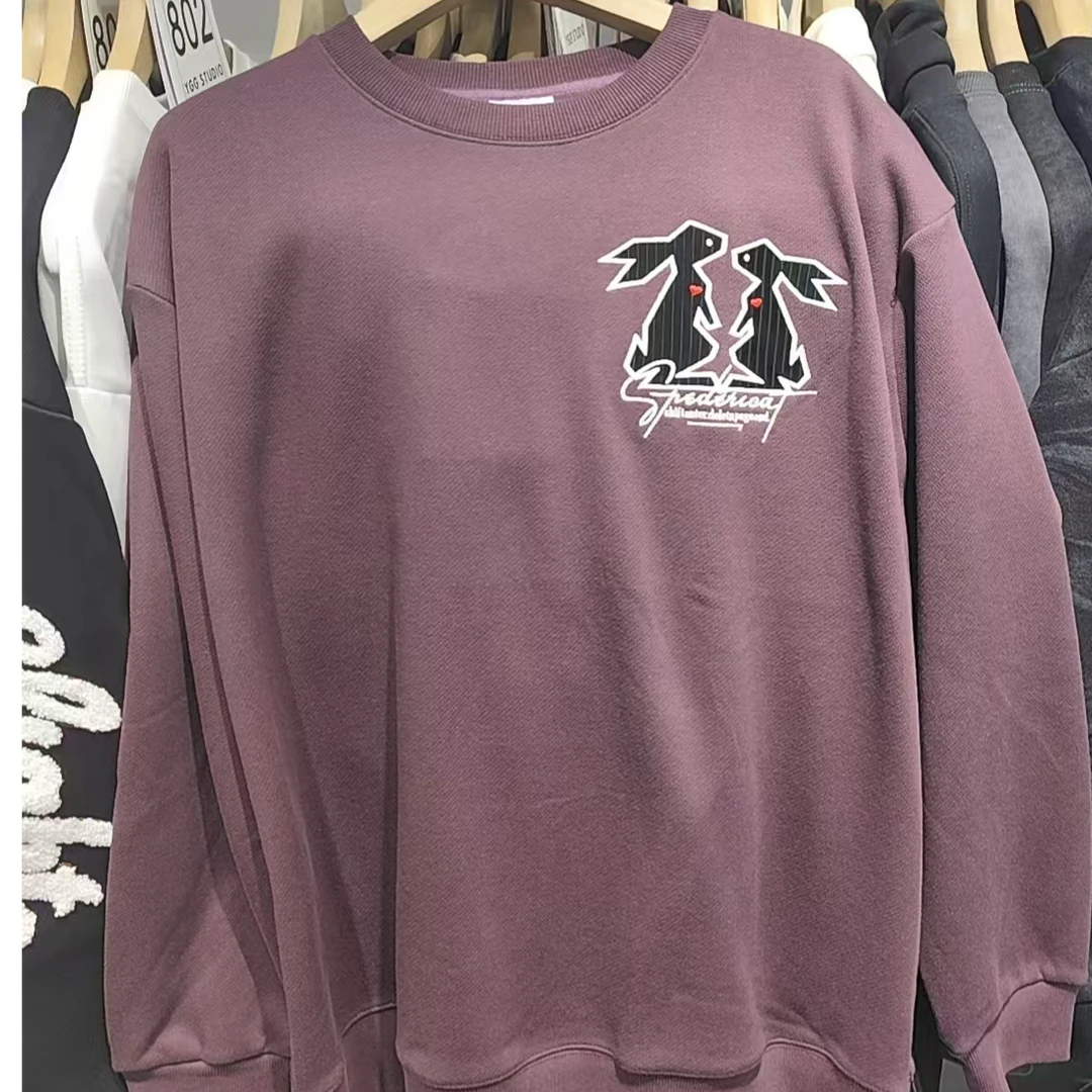 广州uus秋季高货男装新款重磅个性百搭休闲卫衣730加绒