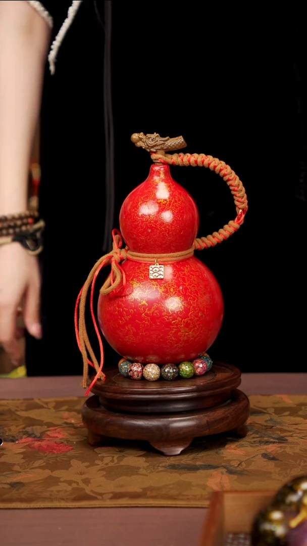 195易林高端工艺大漆酒葫芦--318