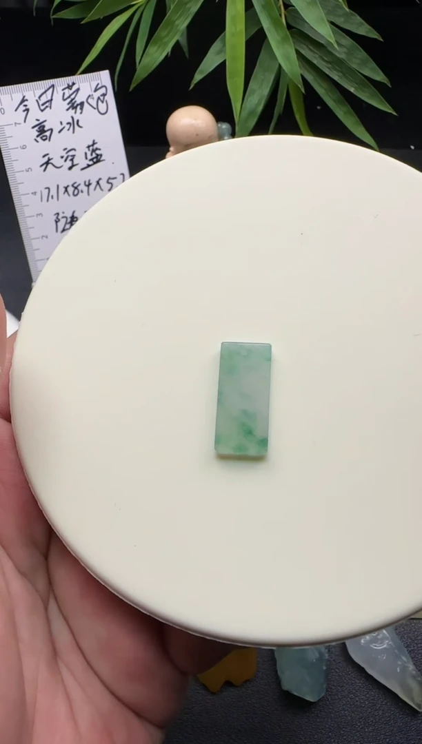 翡翠未镶嵌吊坠(不含链)无事牌