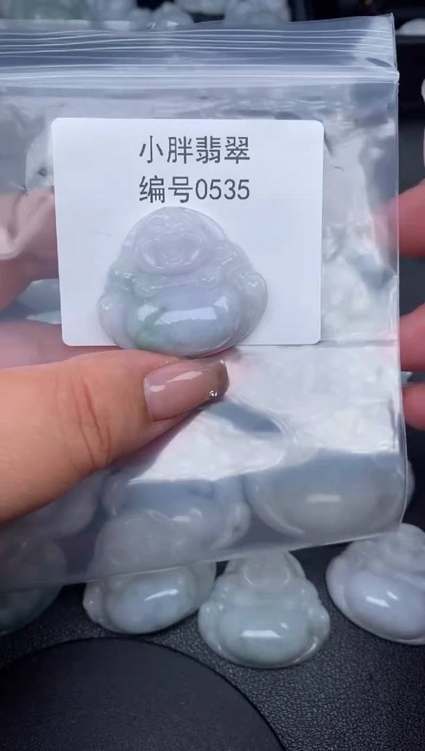 翡翠未镶嵌颈饰缅甸天然A货翡翠0535