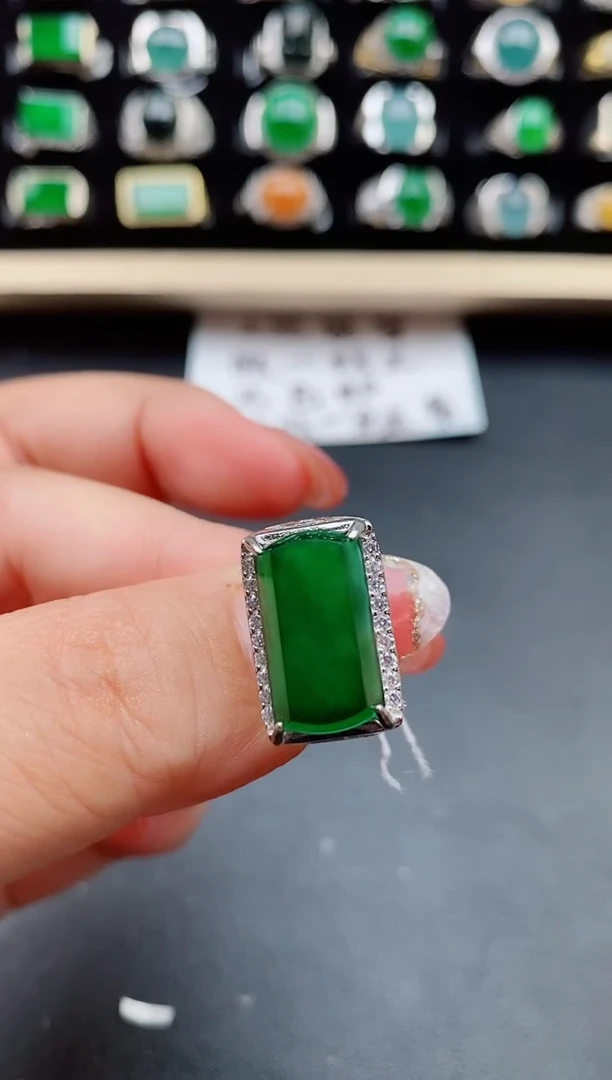 【闪购商品】翡翠戒指银S925镶嵌121212