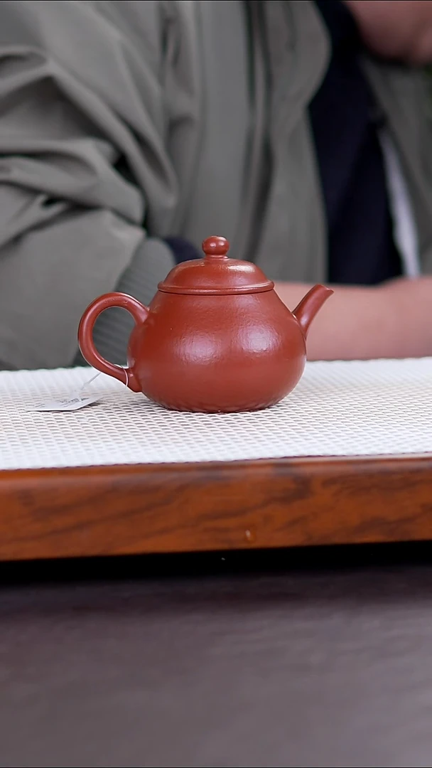 茶壶紫砂赵庄朱泥 小顾推荐 梨形 150cc