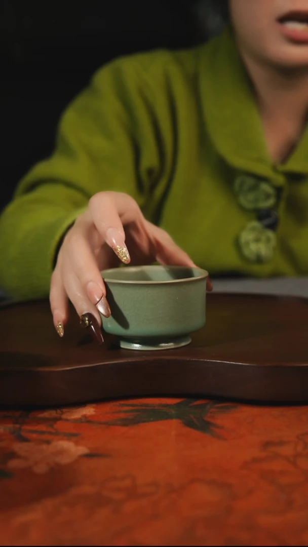 杯子瓷汝州原产地原矿仿古老釉q