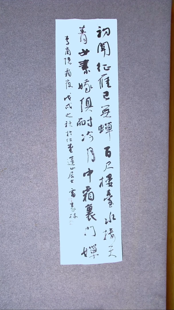 书法雷义林 青海138*34四平尺（5）