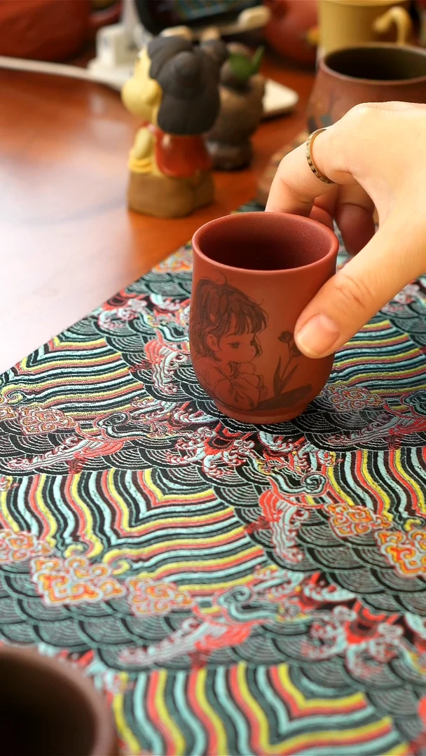 【闪购商品】紫砂茶壶紫泥少女杯