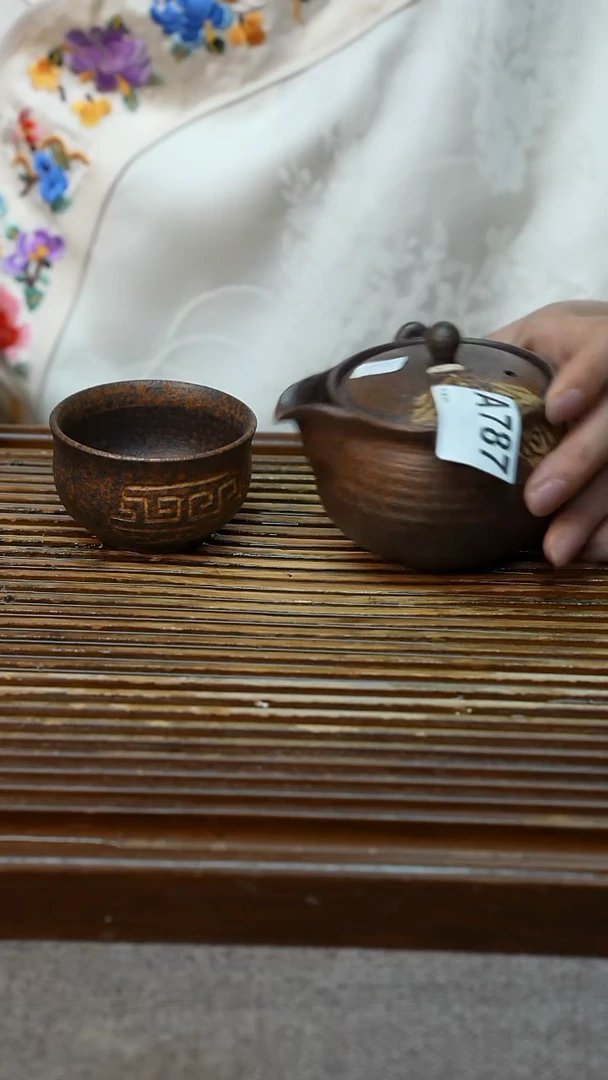 粗陶手工茶具 每只不同
