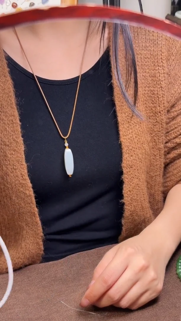 水晶摆件未镶嵌项链