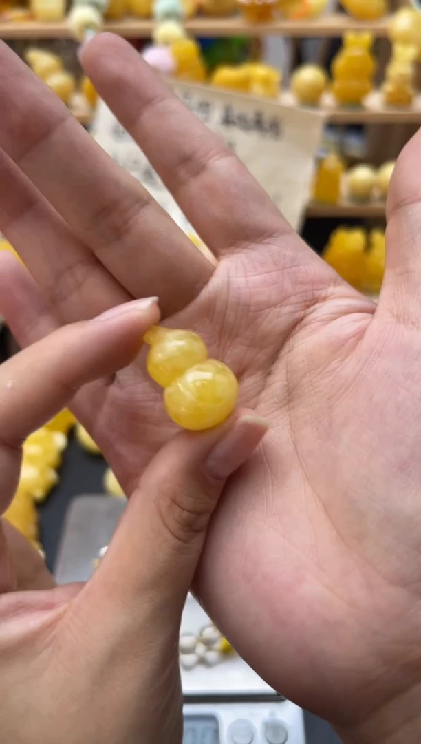 琥珀未镶嵌珠宝奇石074琥珀蜜蜡微瑕