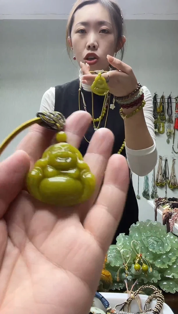 未镶嵌岫玉颈饰多样性发货 拍一发一
