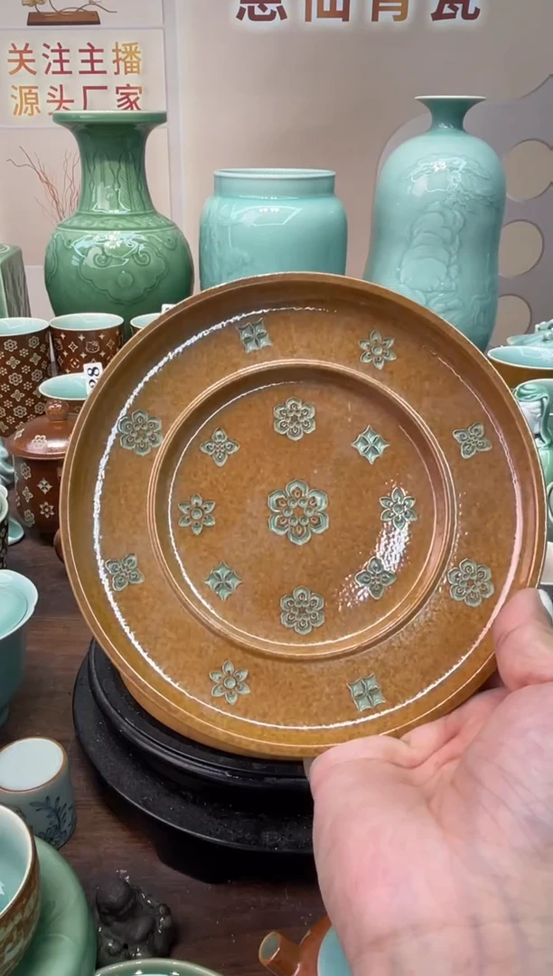 瓷微瑕  慧仙青瓷 龙泉青瓷大促
