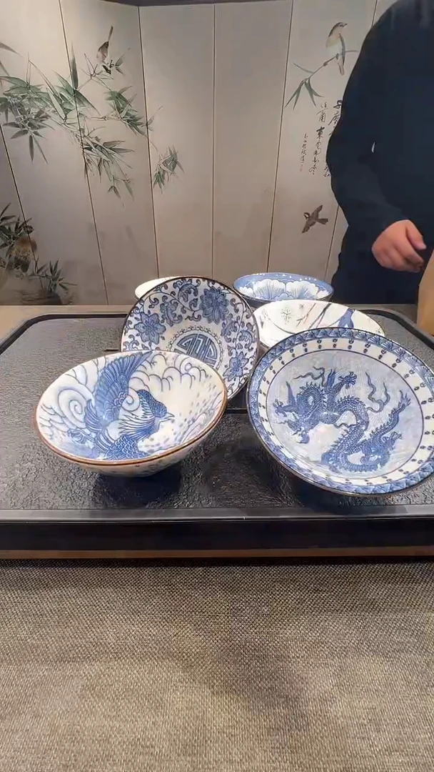 @微光茶器斗笠杯六个图案随机TJ018