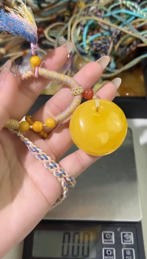 裸石琥珀未镶嵌天然琥珀蜜蜡吊坠