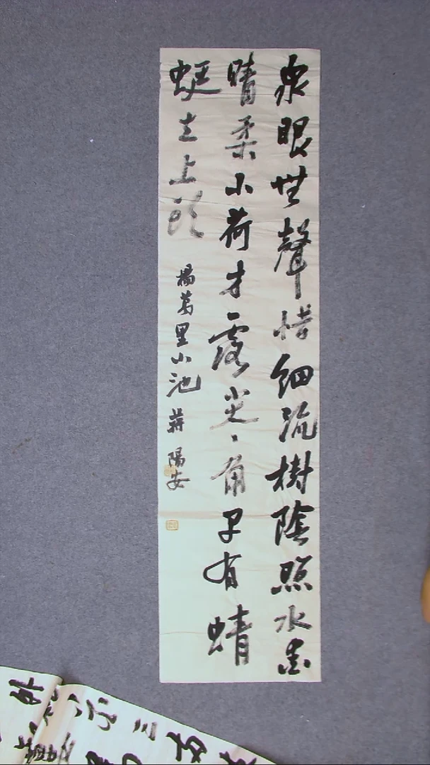 书法蒋阳安 陕西西安138*34尺寸