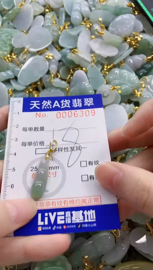 颈饰未镶嵌翡翠天然A货翡翠