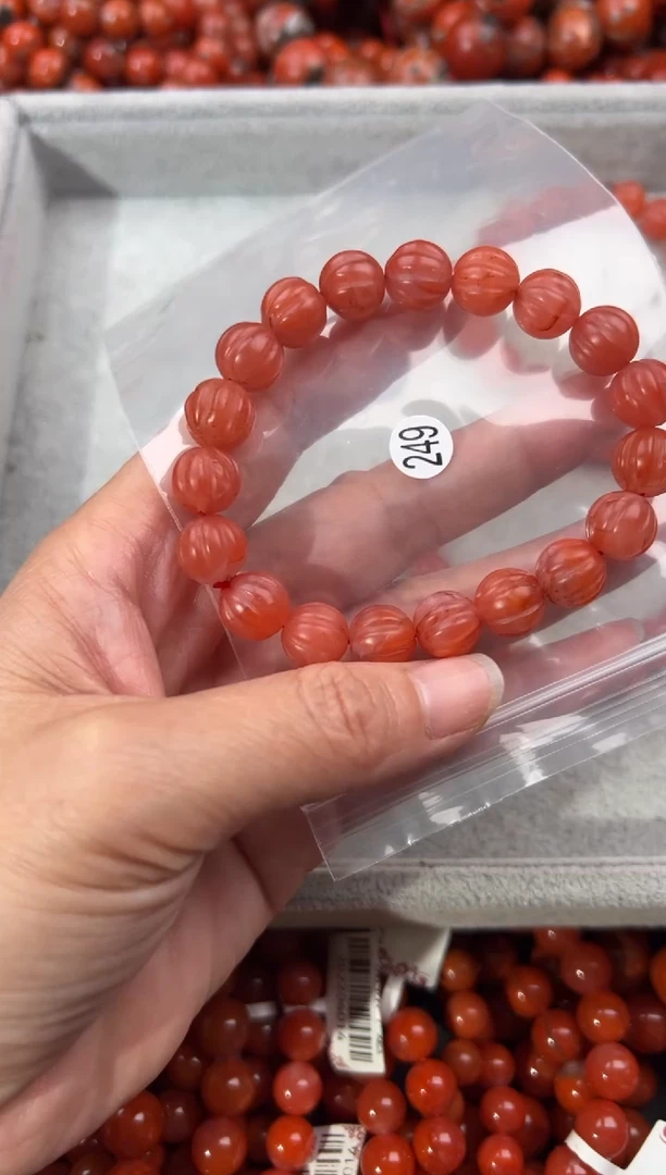 未镶嵌手串南红玛瑙10+