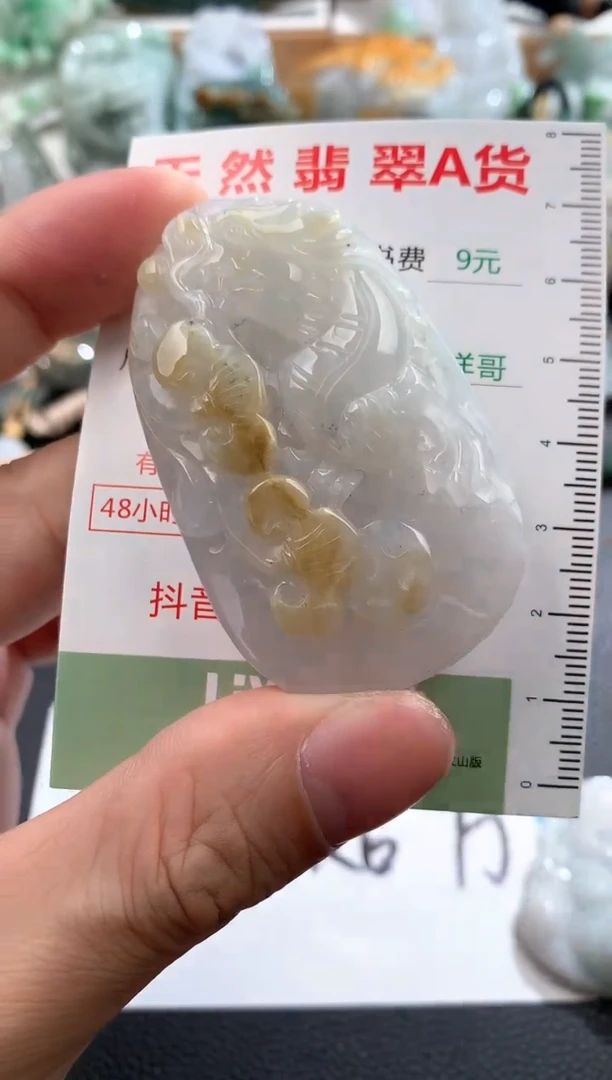 翡翠未镶嵌吊坠(不含链)1
