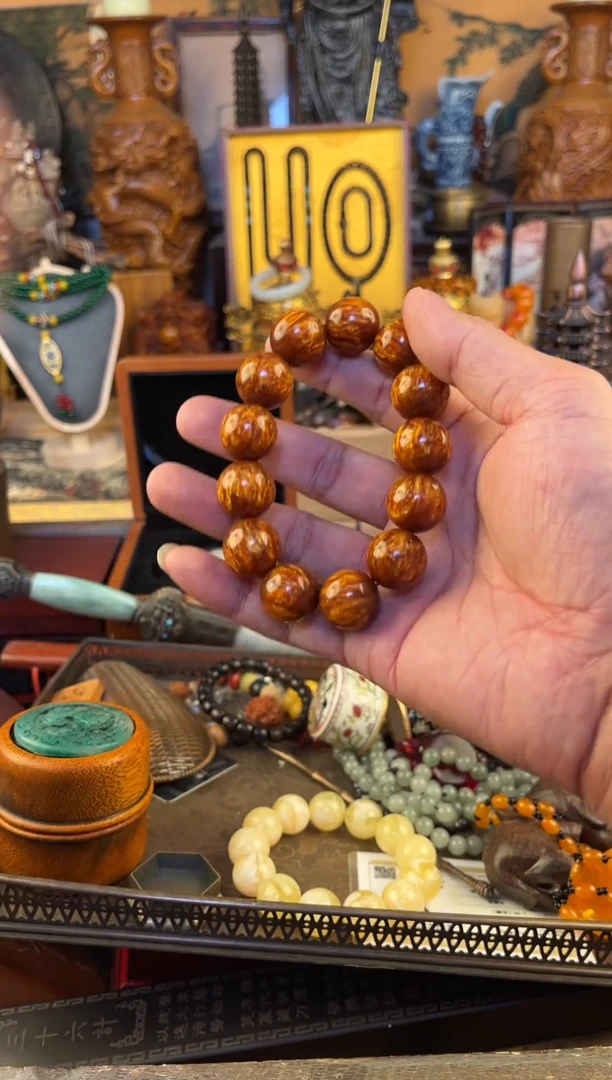 滴血莲花菩提手串所见即所得