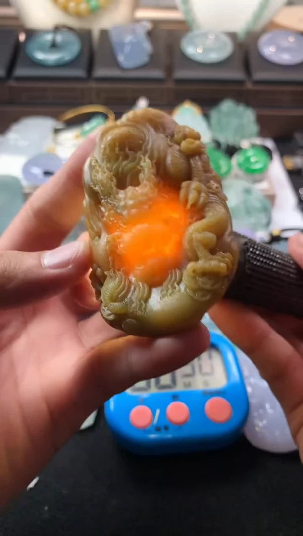 未镶嵌定制翡翠里**~  S毛货不退不换