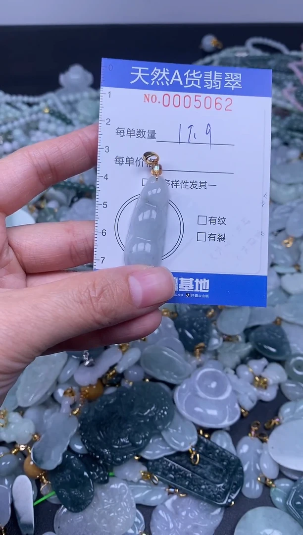 颈饰未镶嵌翡翠天然A货翡翠005062