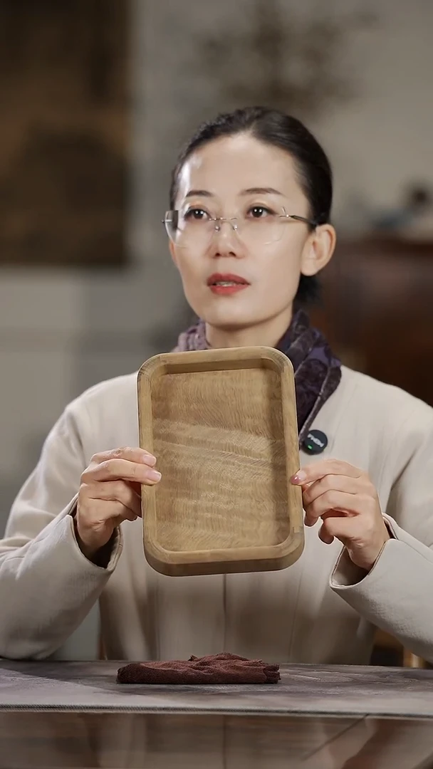 金丝楠687云彩纹文承盘（预售10天发货